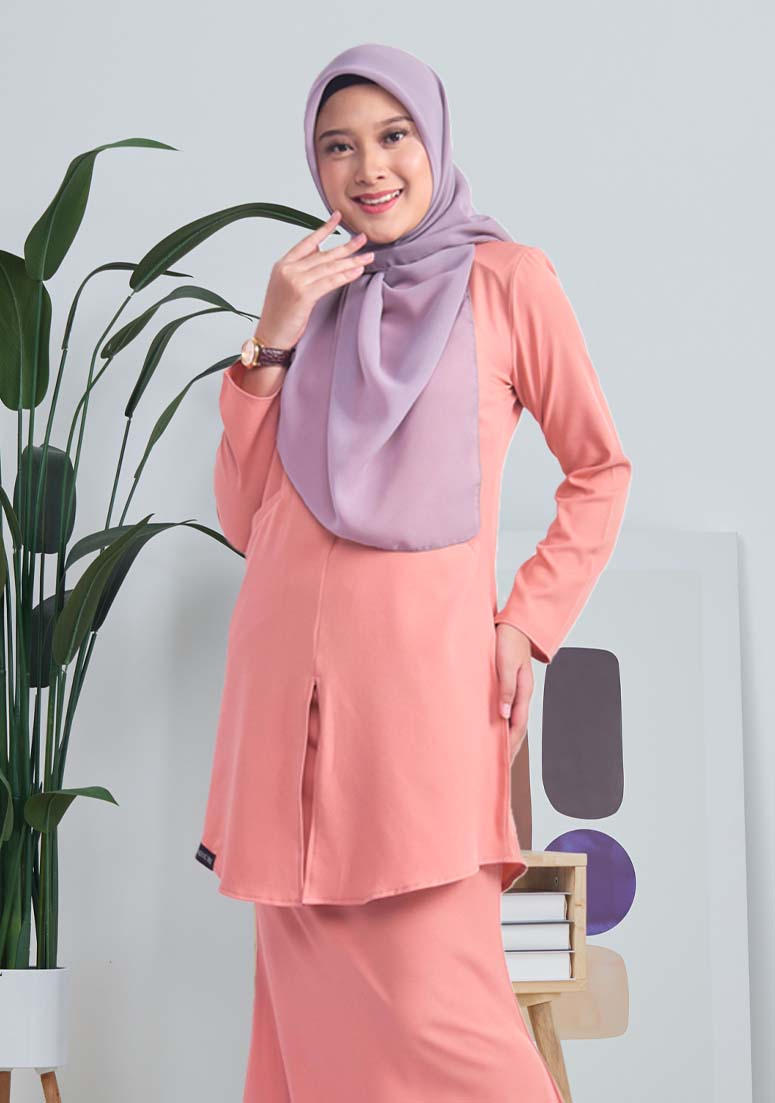 Kurung Jasmine - Peach