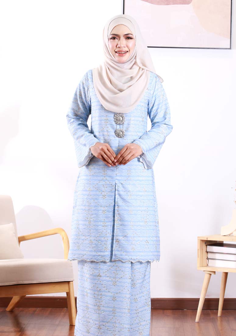 Kurung Jelita - Baby Blue