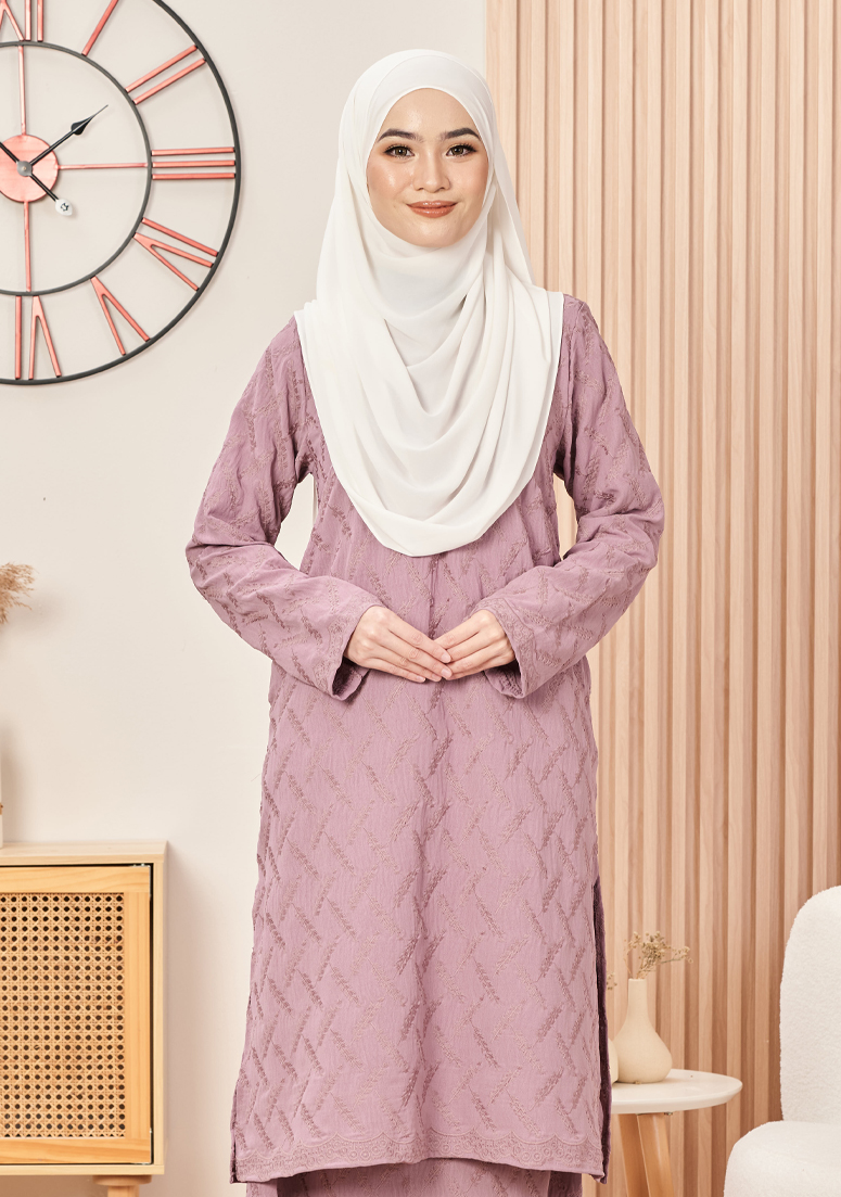 Kurung Khalila - Dusty Purple
