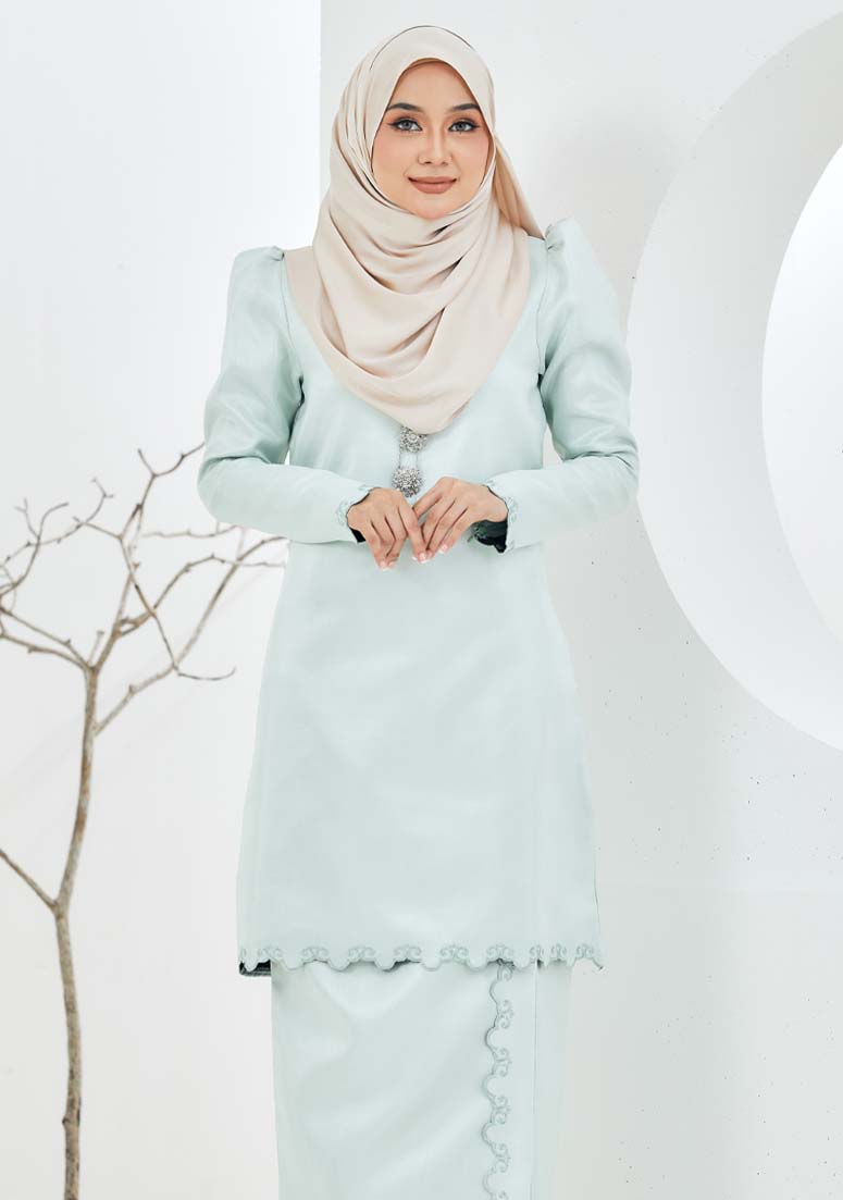 Kurung Mahalini - Baby Green