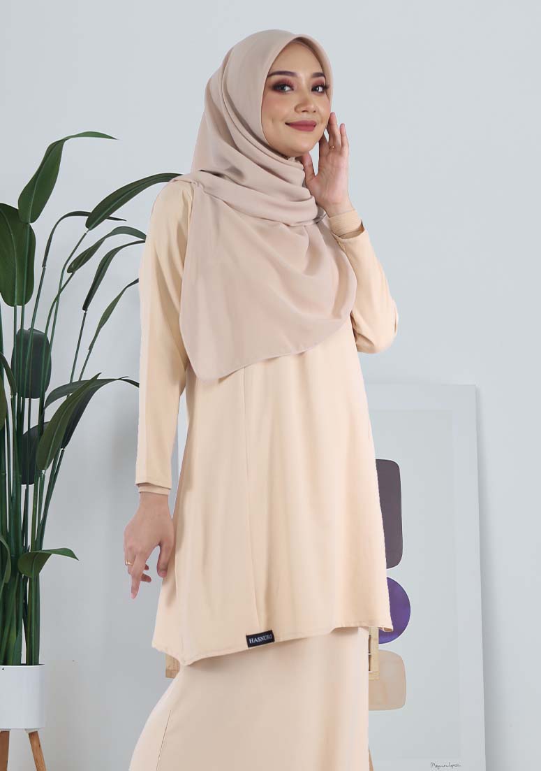 Kurung Mahsuri - Cream