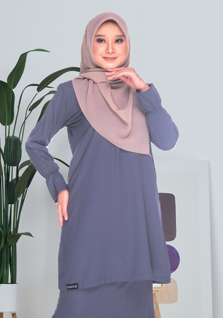 Kurung Malaika - Dark Grey