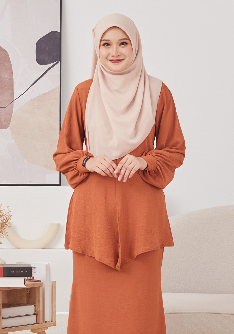 Kurung Marina - Golden Brown