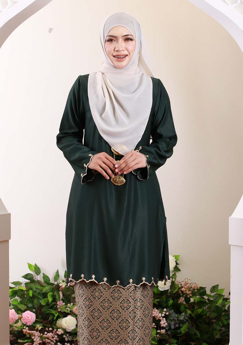 Kurung Mayasari 02 - Emerald Green