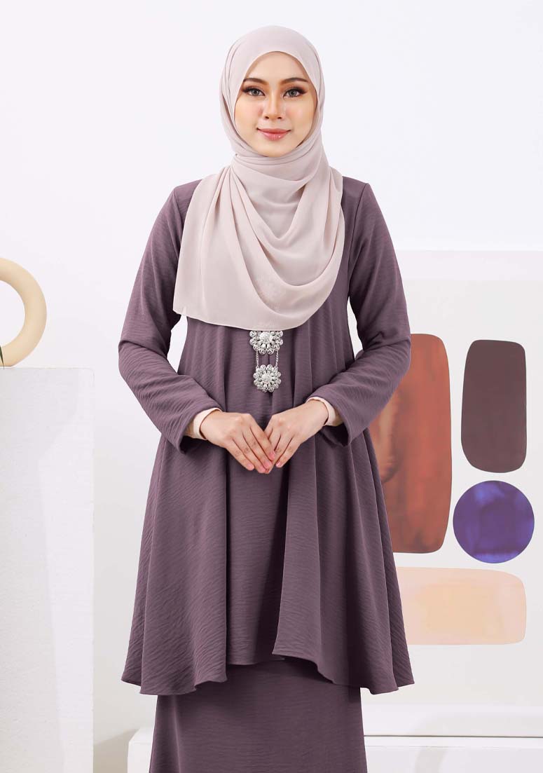 Kurung Maymunah - Ash Brown