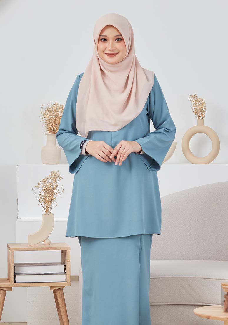 Kurung Mehza - Dusty Blue