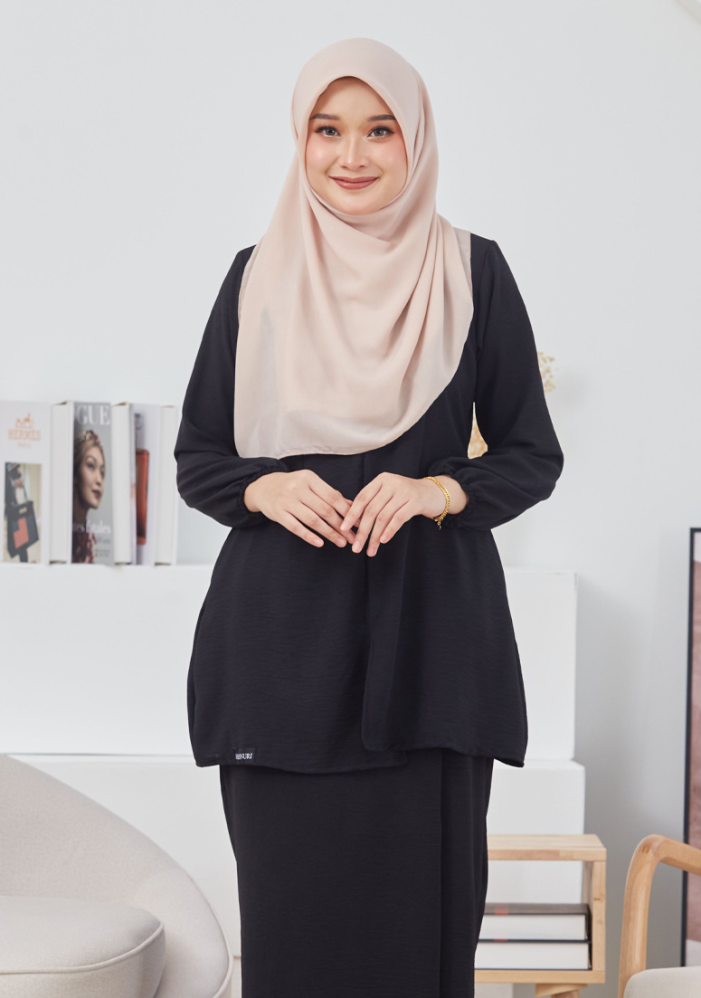 Kurung Melinda - Black