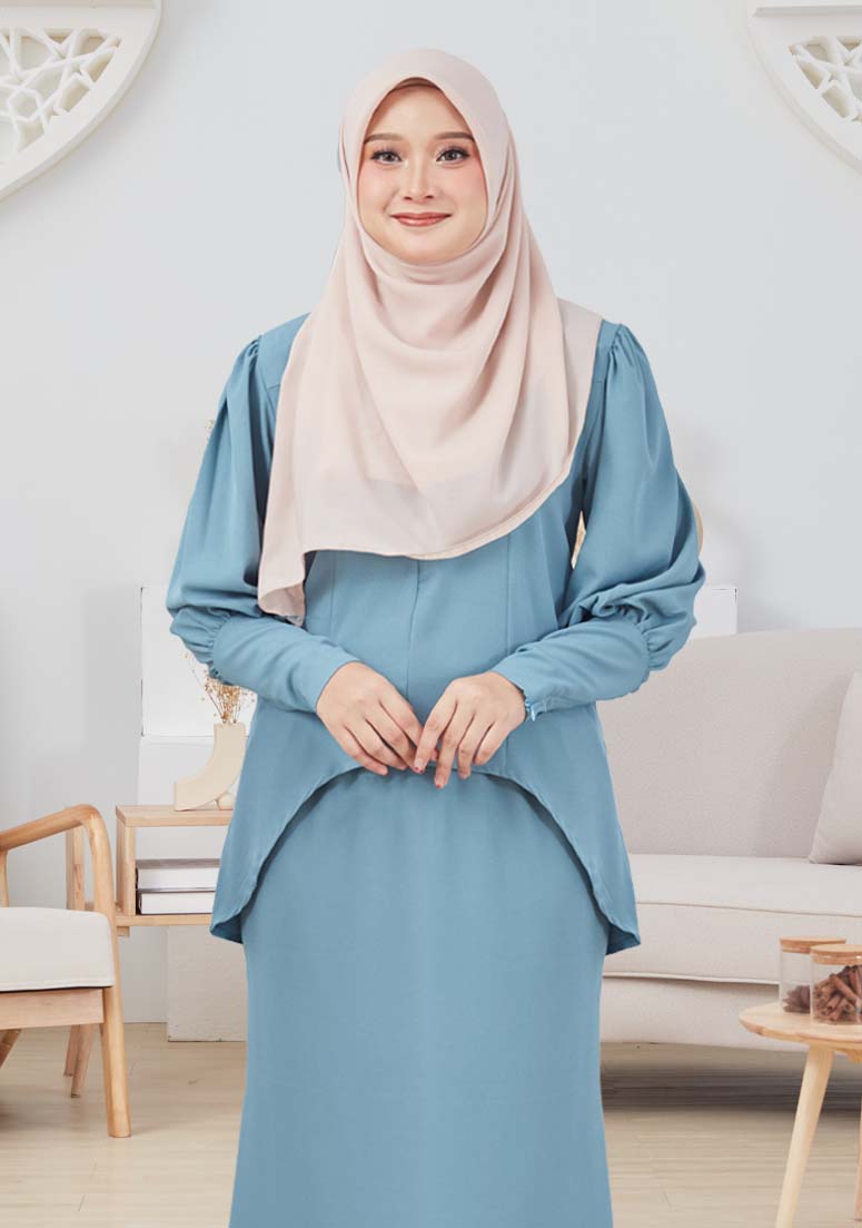 Kurung Mirna - Dusty Blue