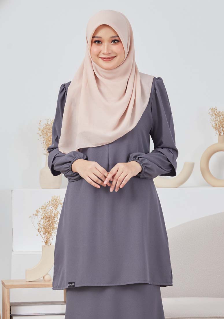 Kurung Murni - Dark Grey