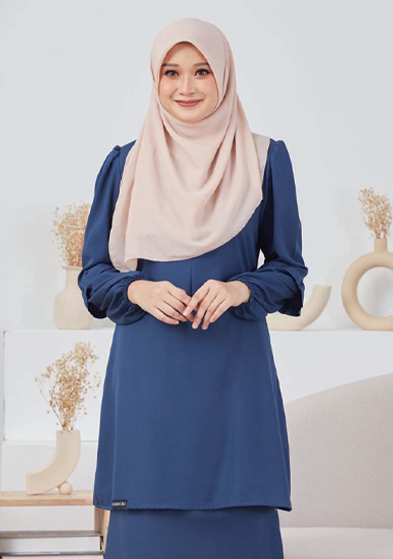 Kurung Murni - Steel Blue