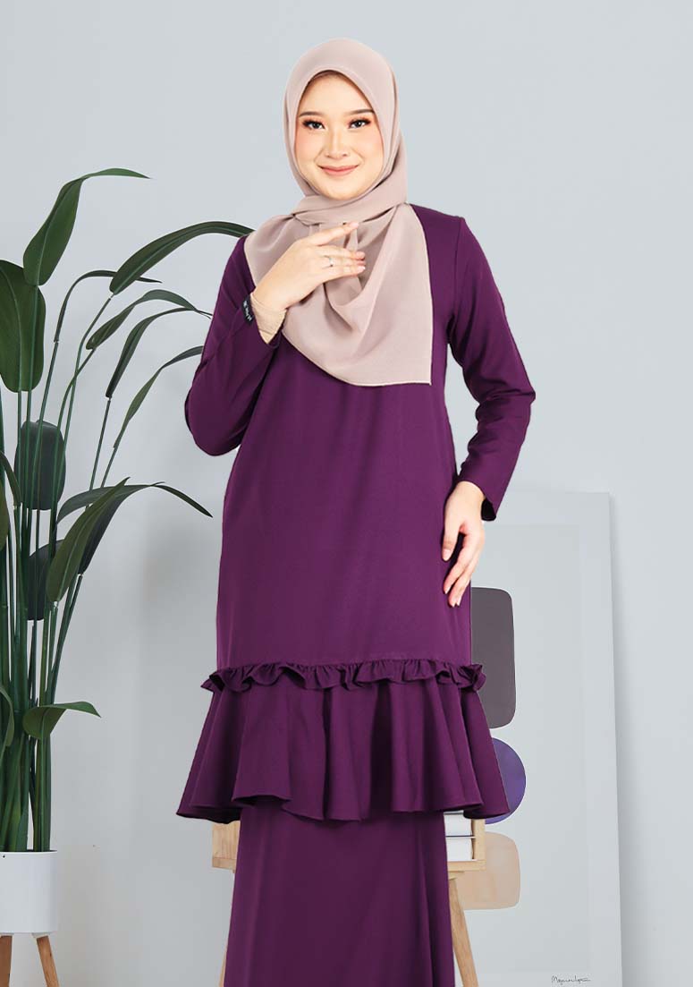 Kurung Pelaga - Dark Purple
