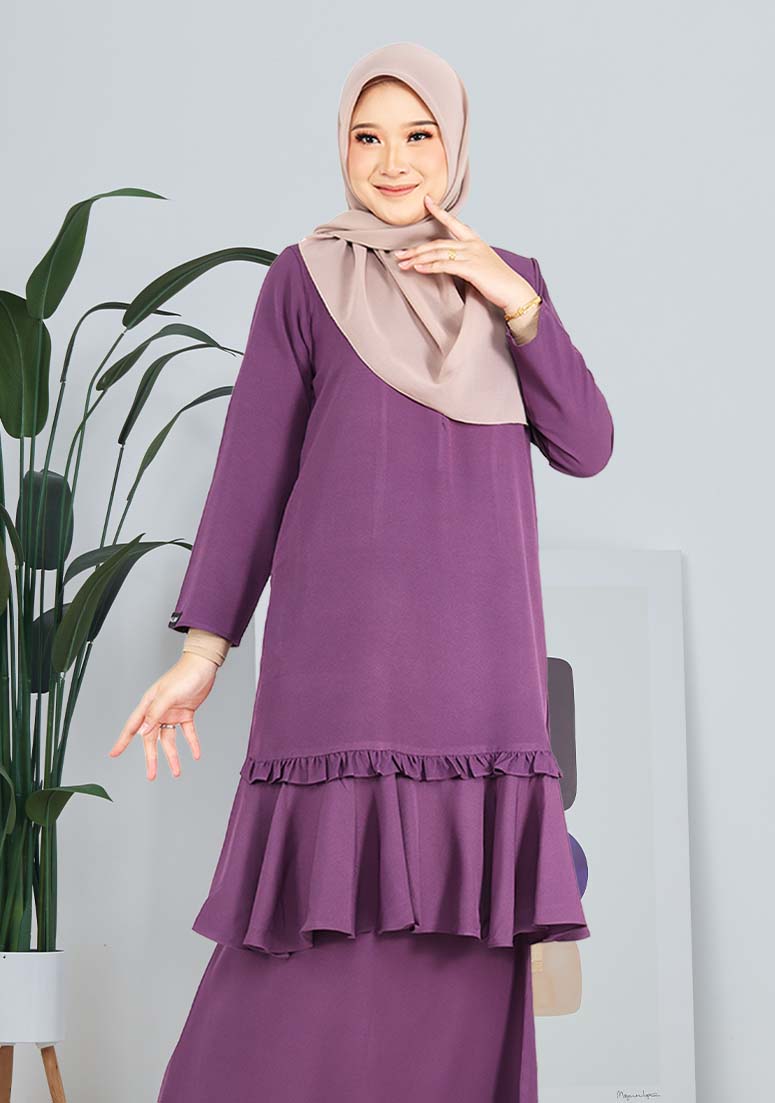 Kurung Pelaga - Mauve