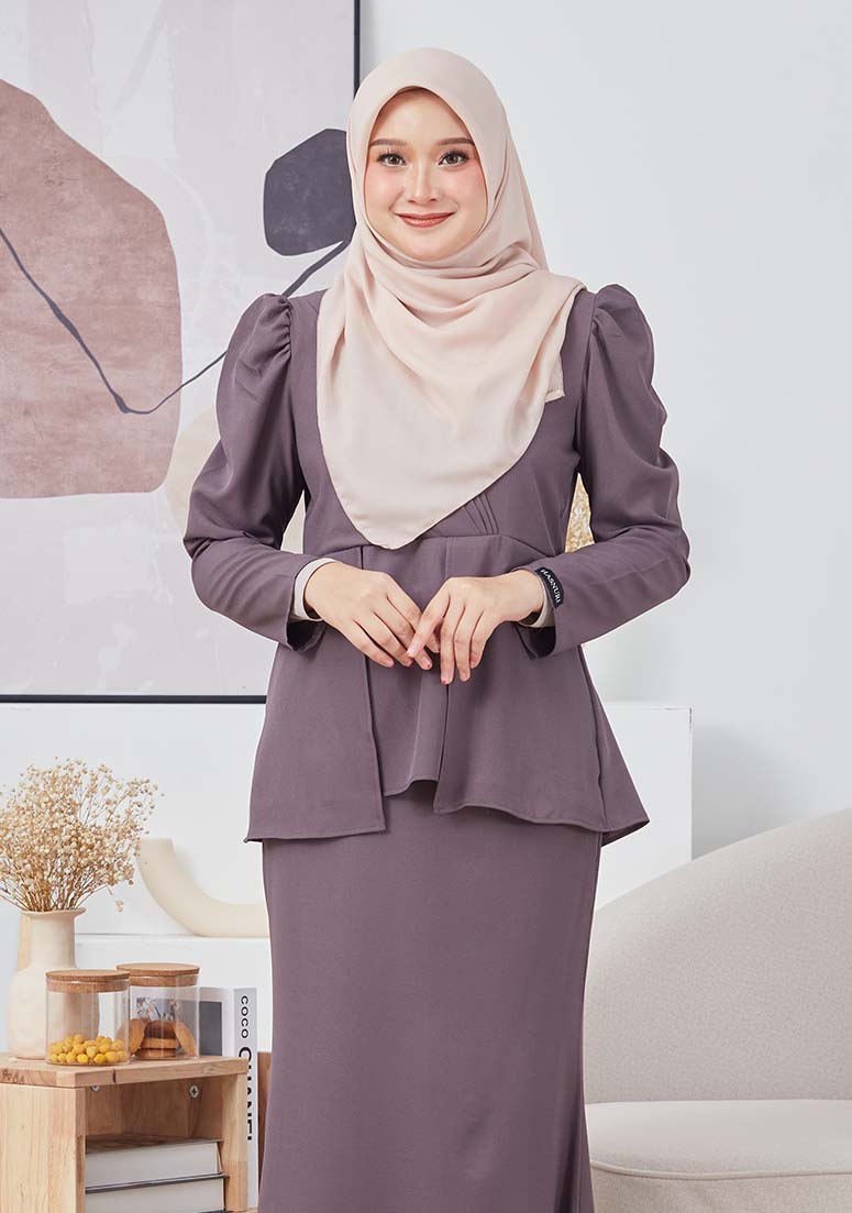 Kurung Mayesa - Ash Grey