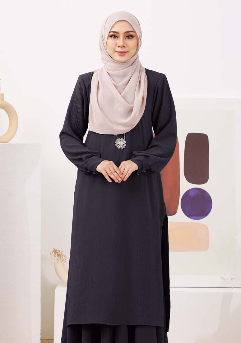 PO Kurung Princess Helena - Charcoal