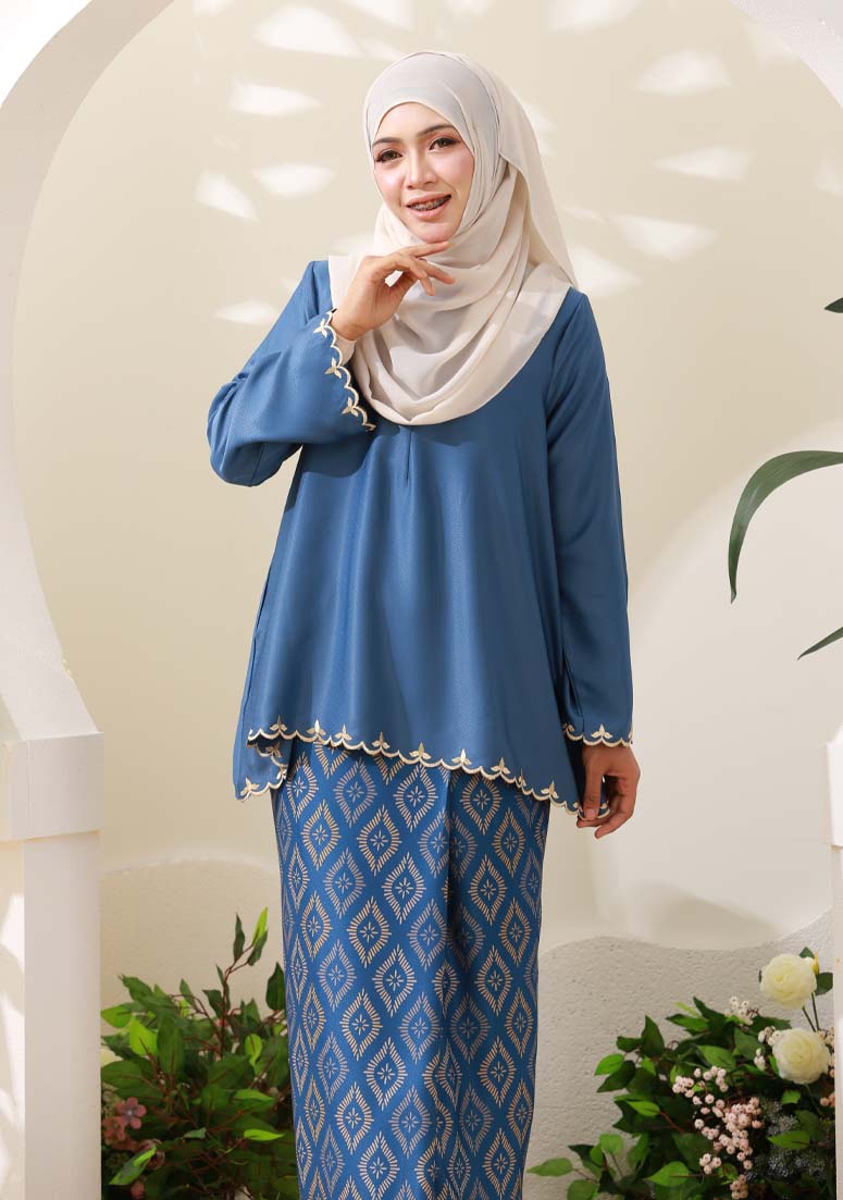 Kurung Ratnasari 01 - Sky Blue