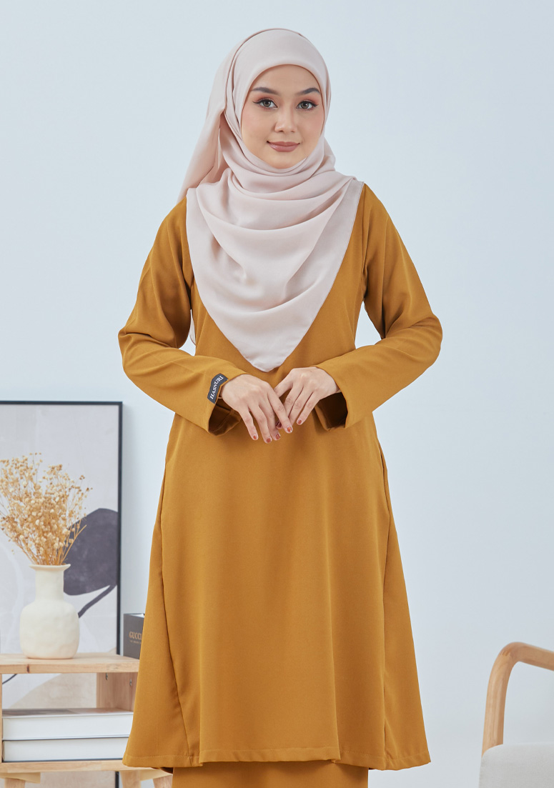 Kurung Sahara - Mustard Gold
