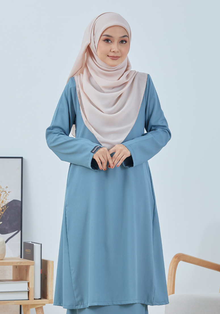 Kurung Sahara - Turkish Blue