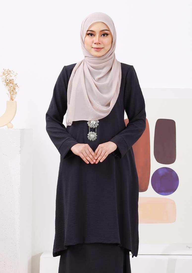 Kurung Saleha - Charcoal