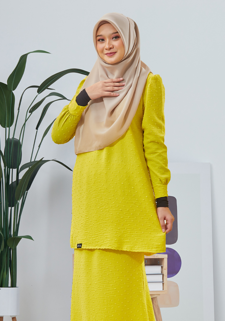 Kurung Sofea - Lemon