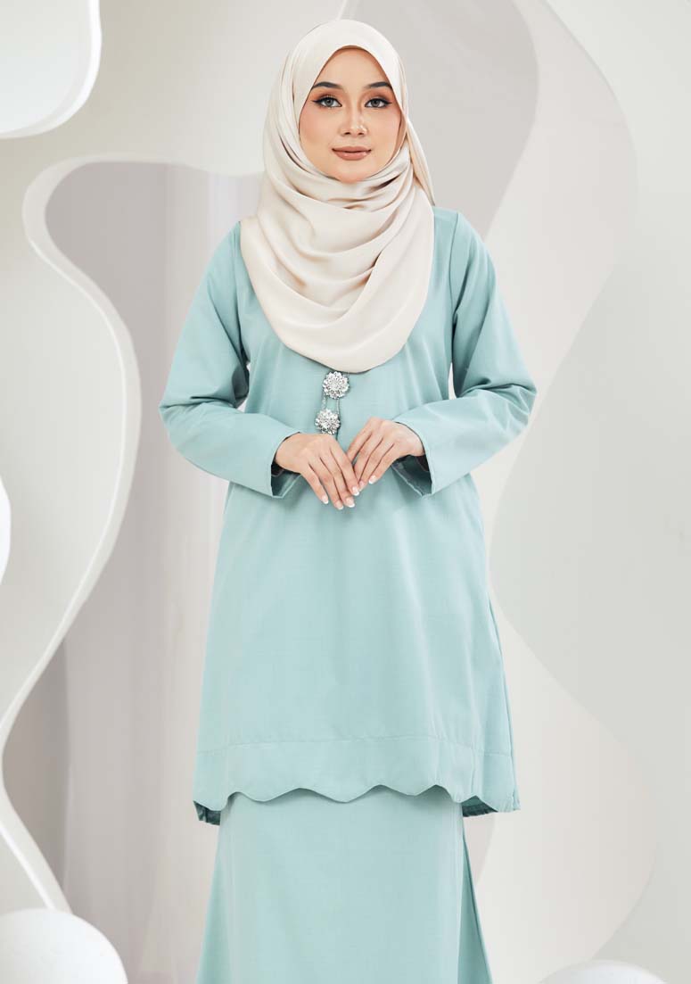 Kurung Soraya - Mint Green