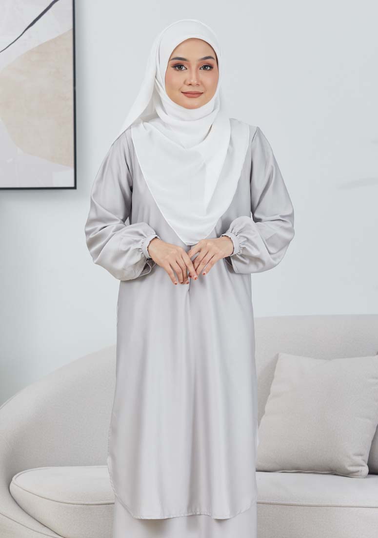 Kurung Wahida - Silver Grey