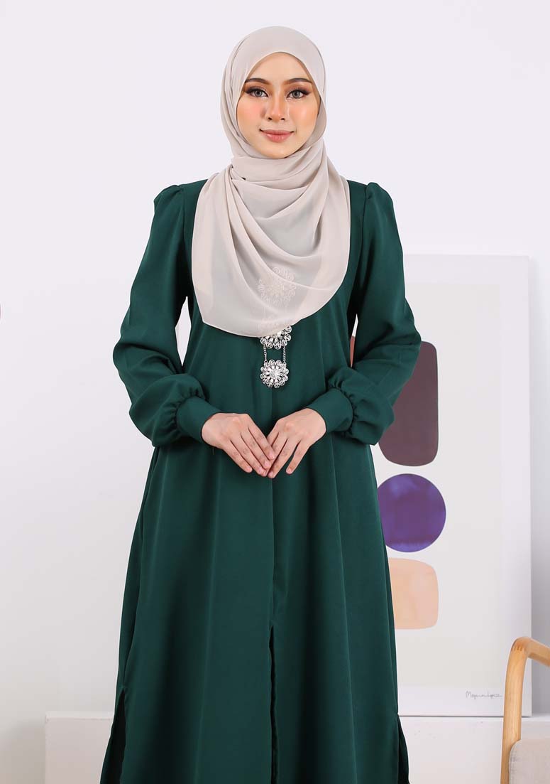 Kurung Zakiya - Emerald Green