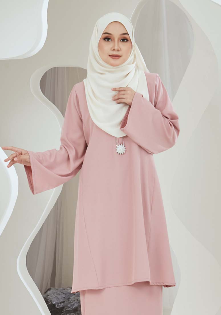 Kurung Zaleha - French Rose