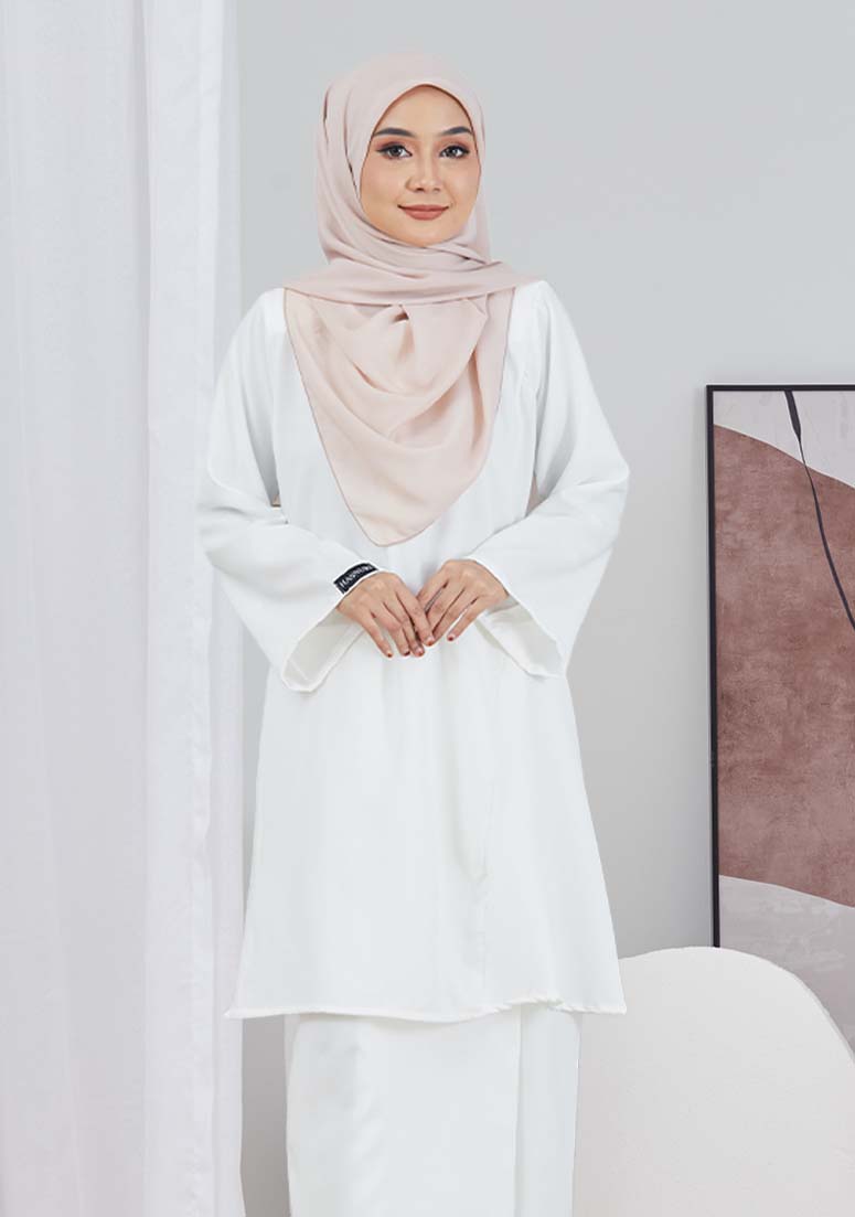 Kurung Zaleha - Off White