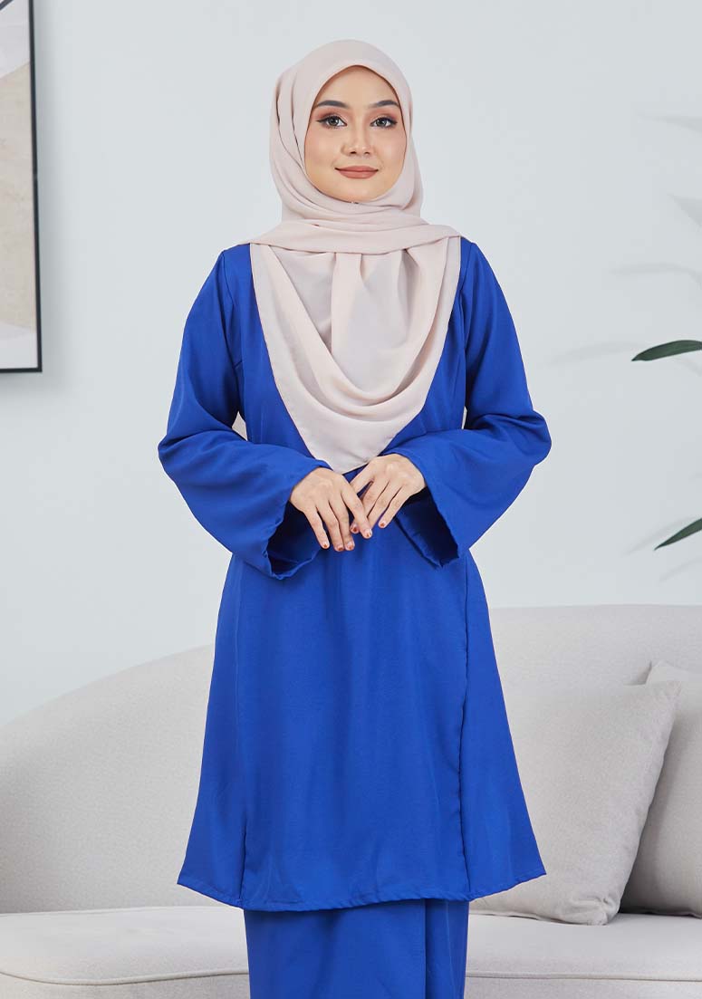 Kurung Zaleha - Royal Blue