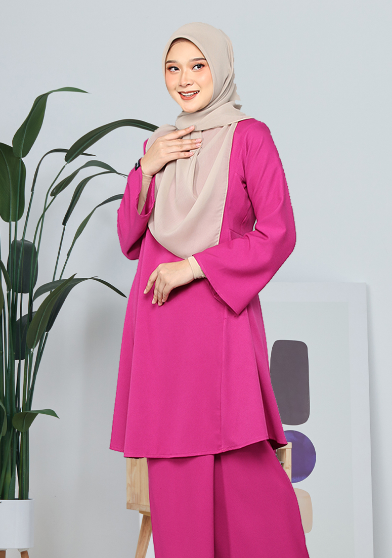 Kurung Zaleha - Vivid Purple