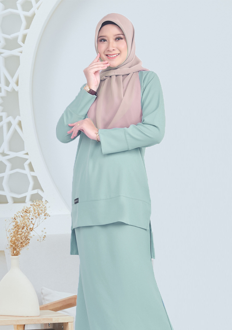 Kurung Loofa - Mint Green
