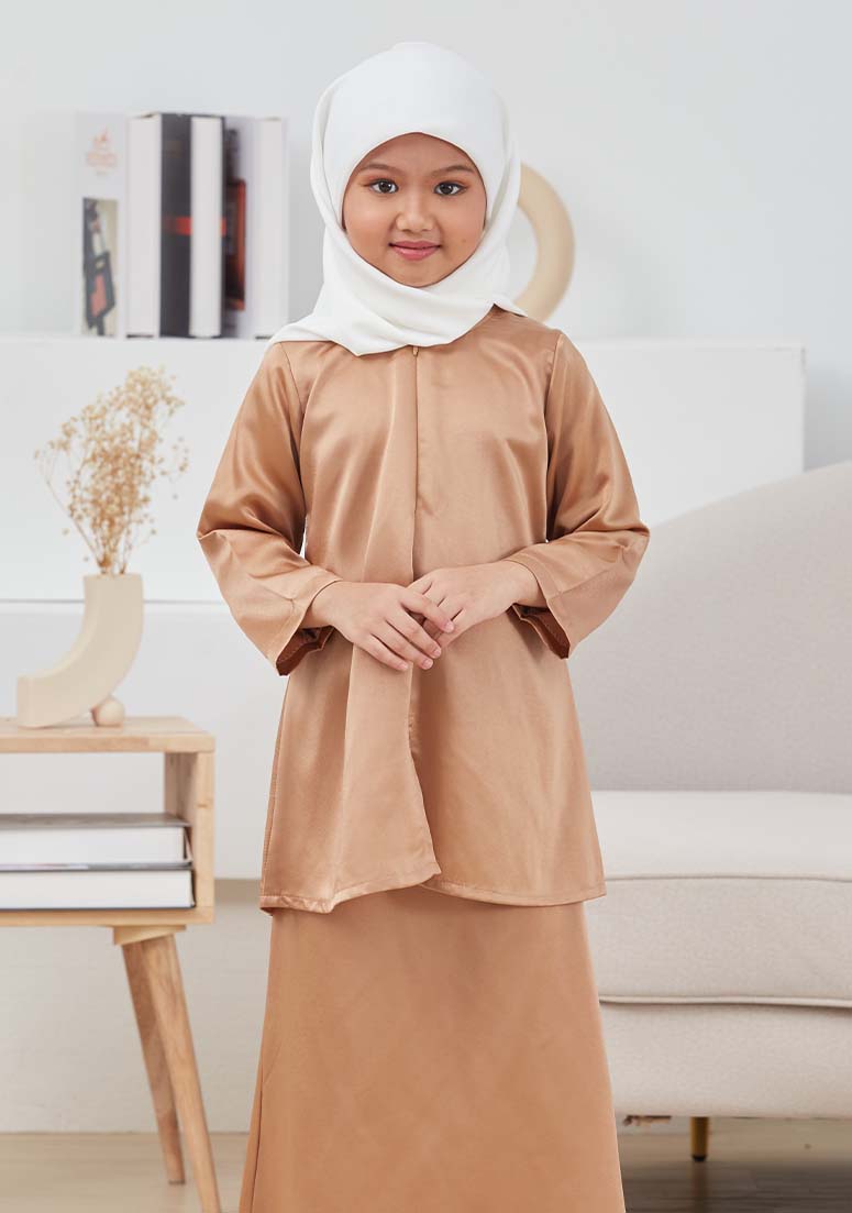 Kurung Adila Kids - Champagne Gold