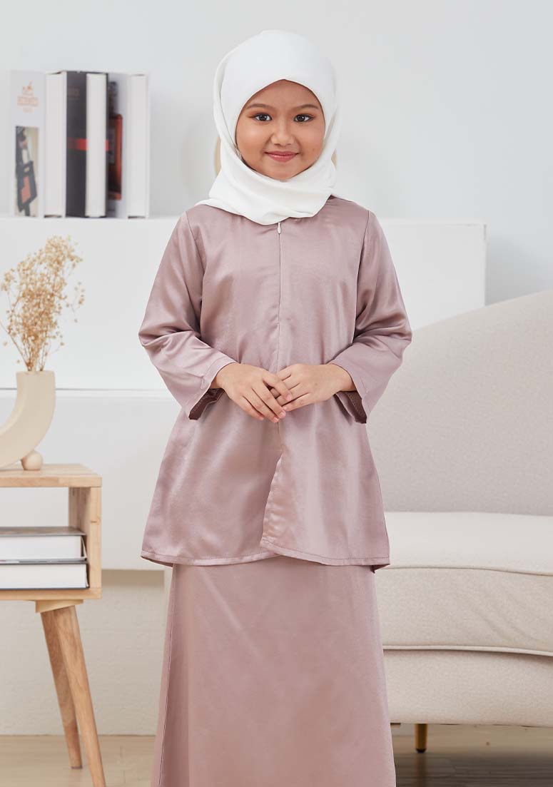 Kurung Adila Kids - Ash Grey