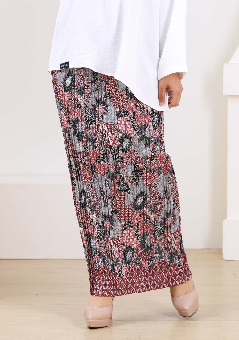 Skirt Arum - Bunga Purple