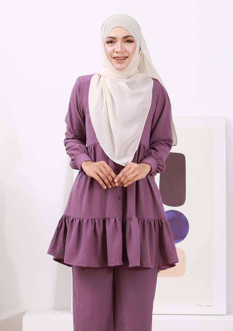 Suit Afiaa - Mauve