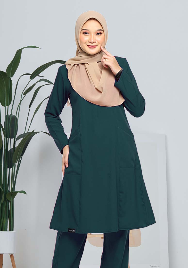 Suit Aqish - Deep Green