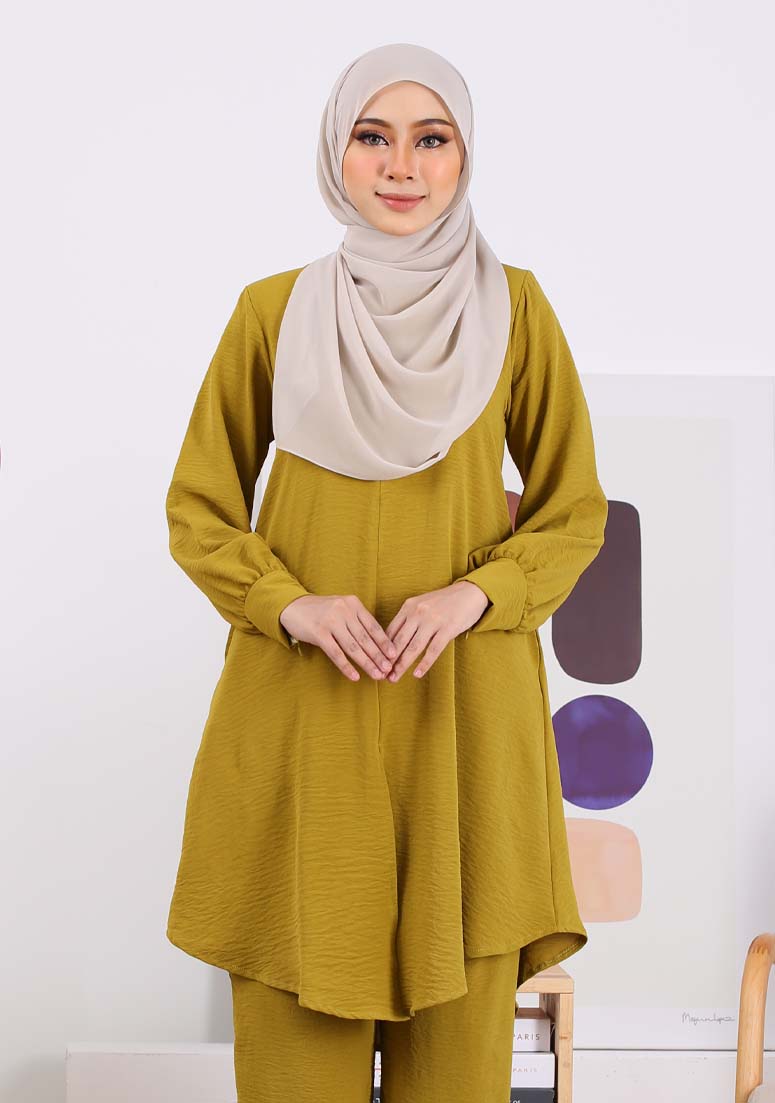 Suit Arfaa - Moss Yellow