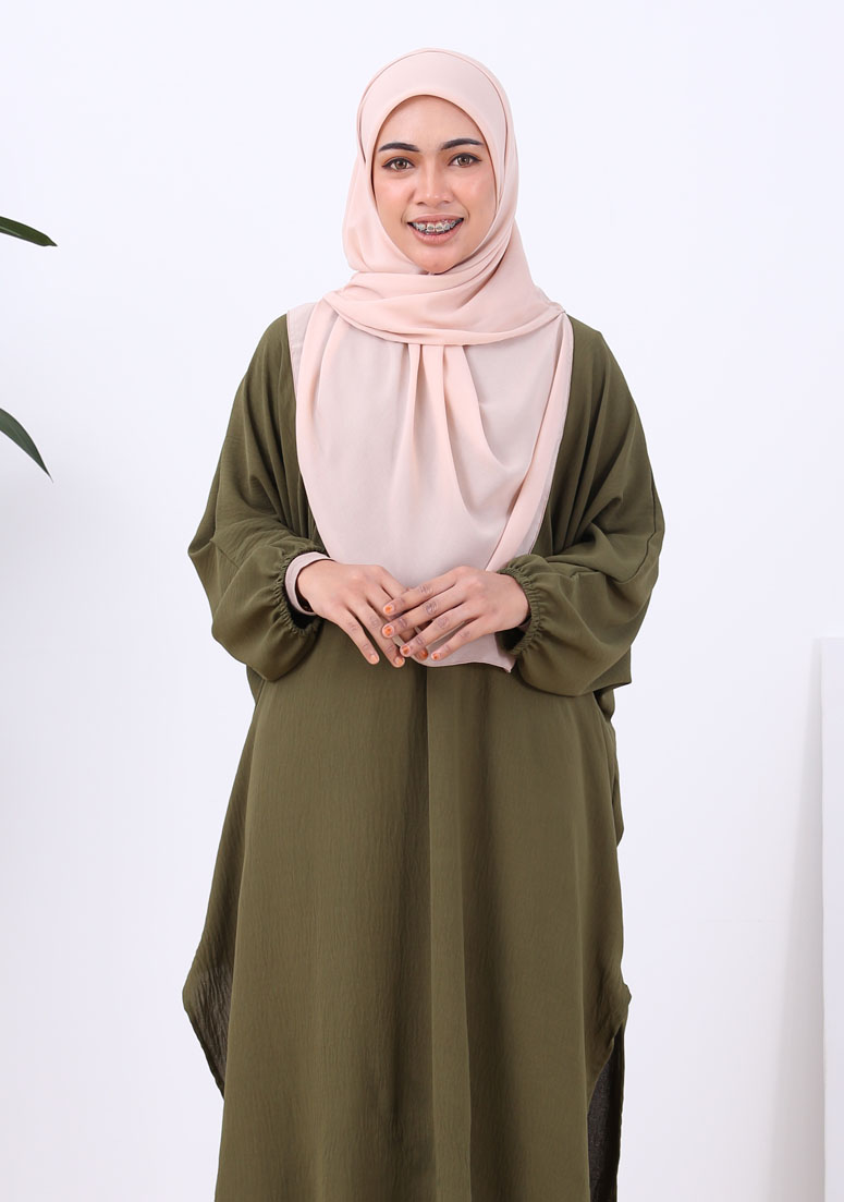 Suit Azzahra - Olive Green