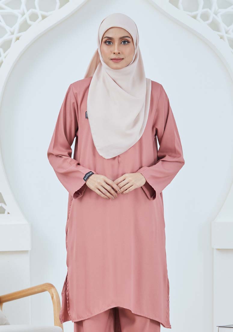 Suit Bunga Matahari - Deep Peach