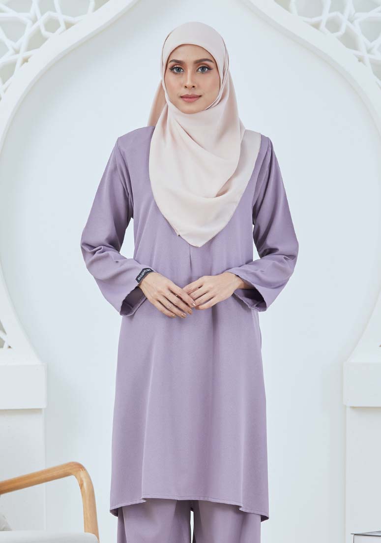 Suit Bunga Matahari - Light Mauve