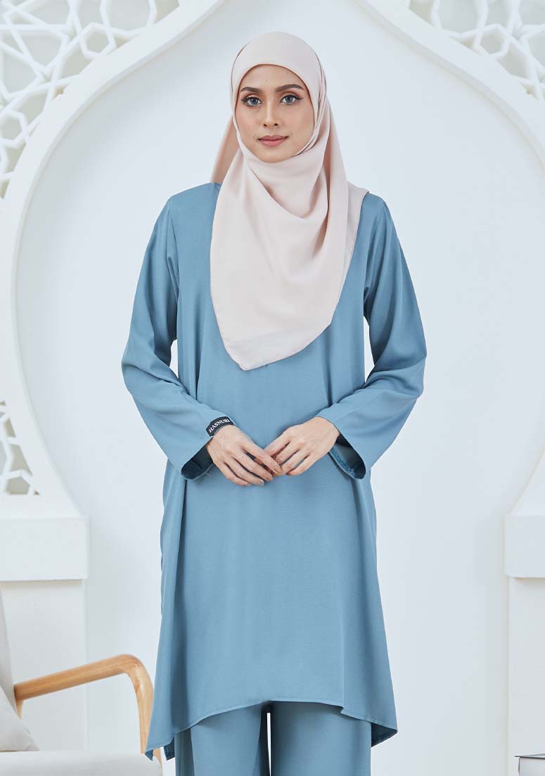 Suit Bunga Matahari - Turkish Blue