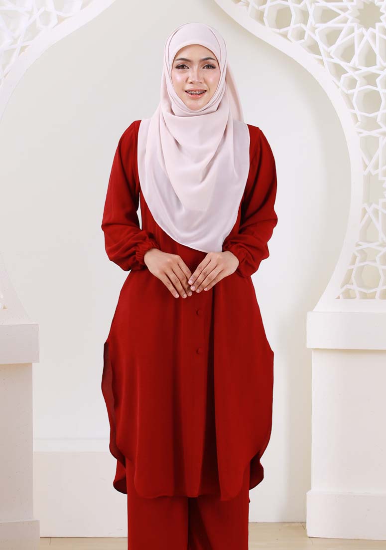 Suit Dalina - Maroon