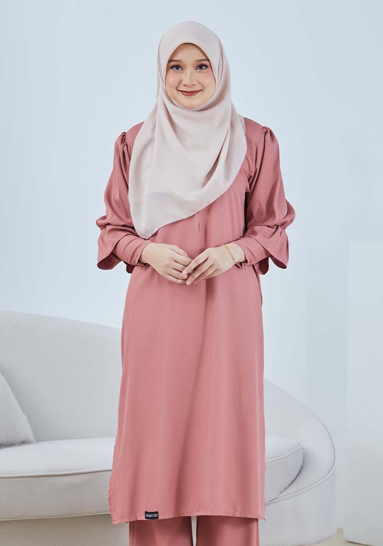Suit Fasihah - Deep Peach