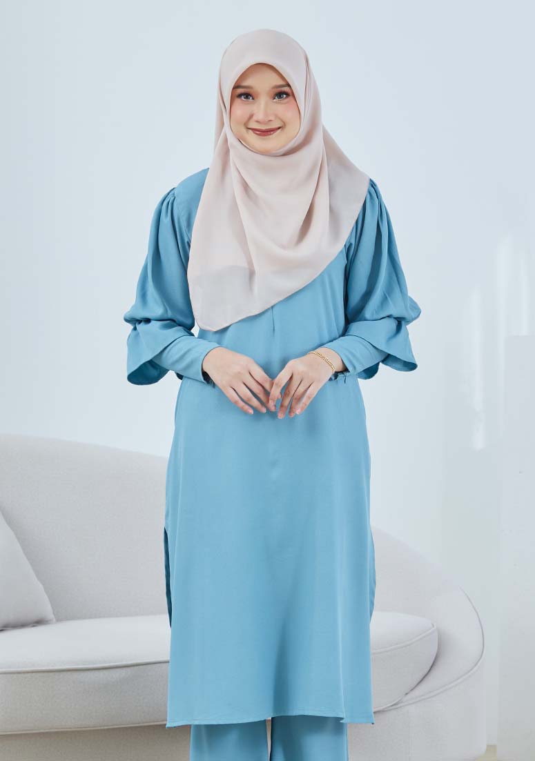 Suit Fasihah - Dusty Blue