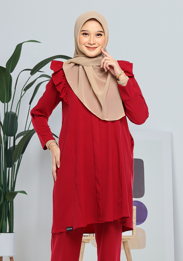 Suit Fifi - Red Maroon