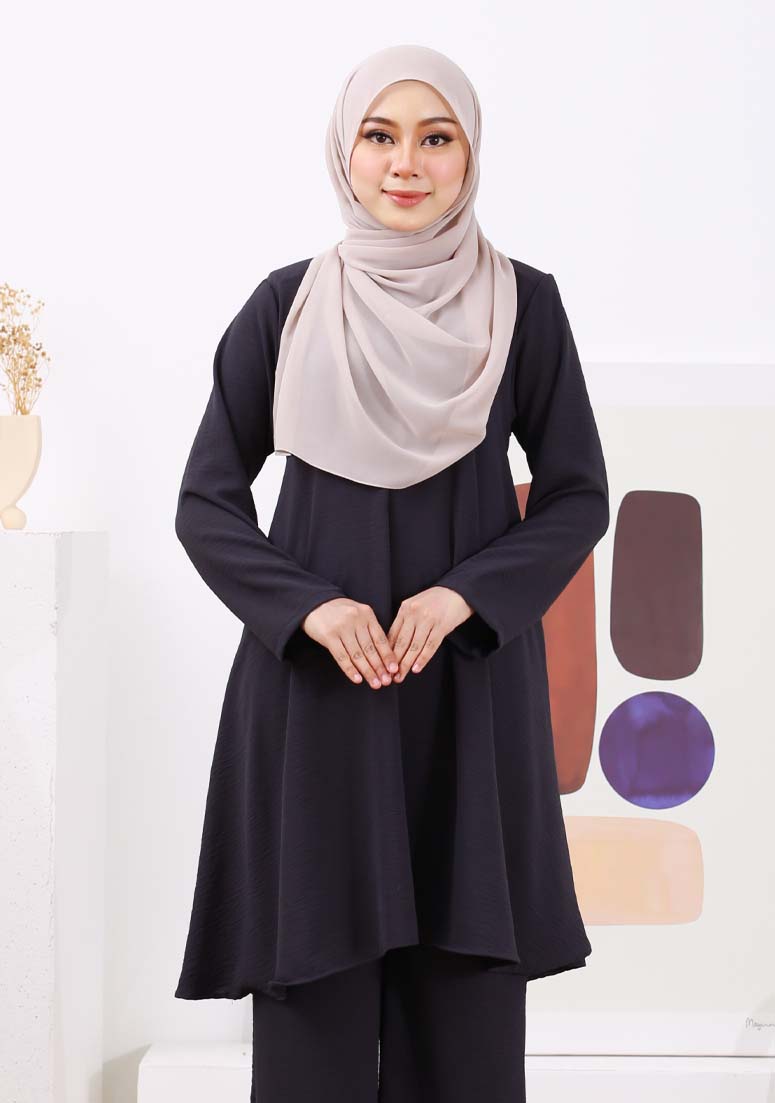 Suit Maymunah - Charcoal