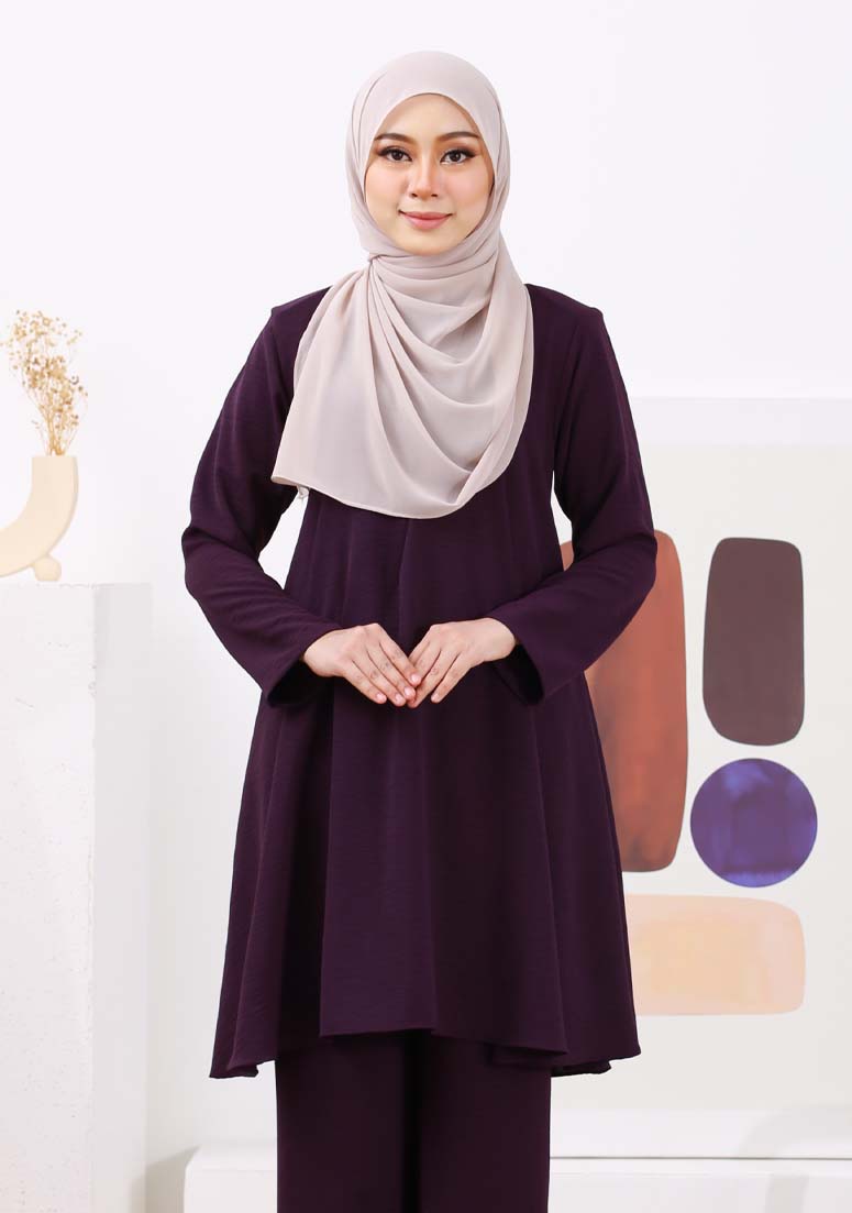Suit Maymunah - Dark Purple