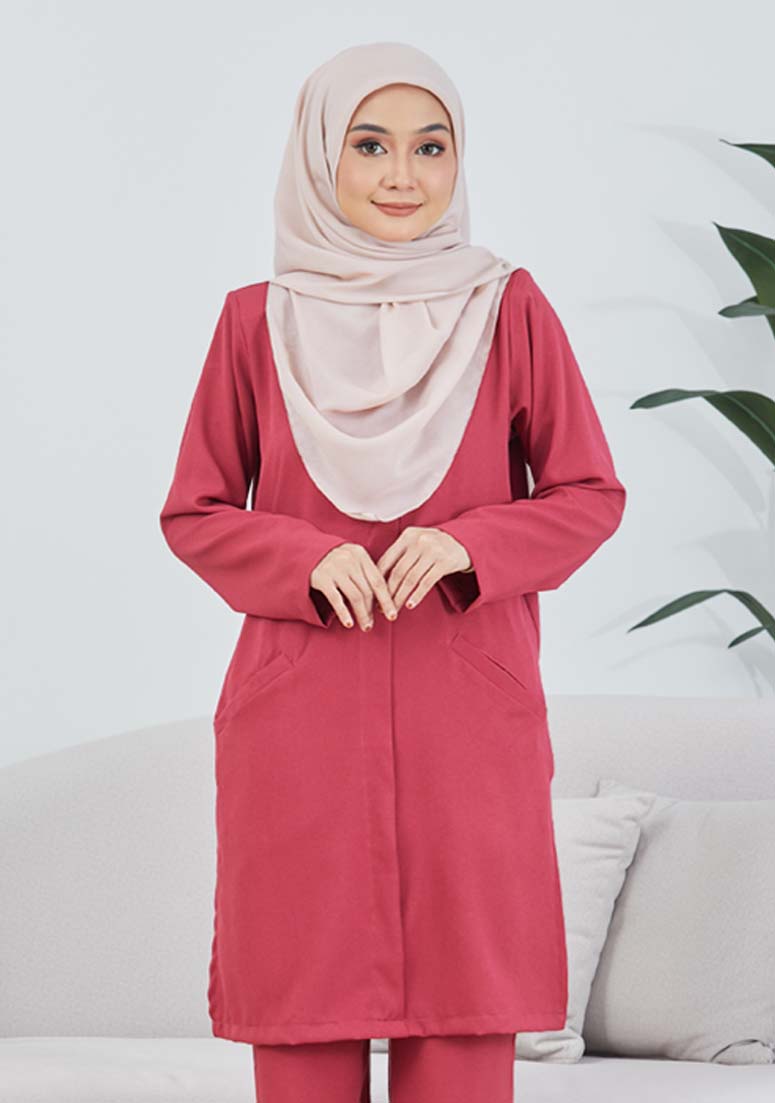 Suit Najwaa - Dark Pink