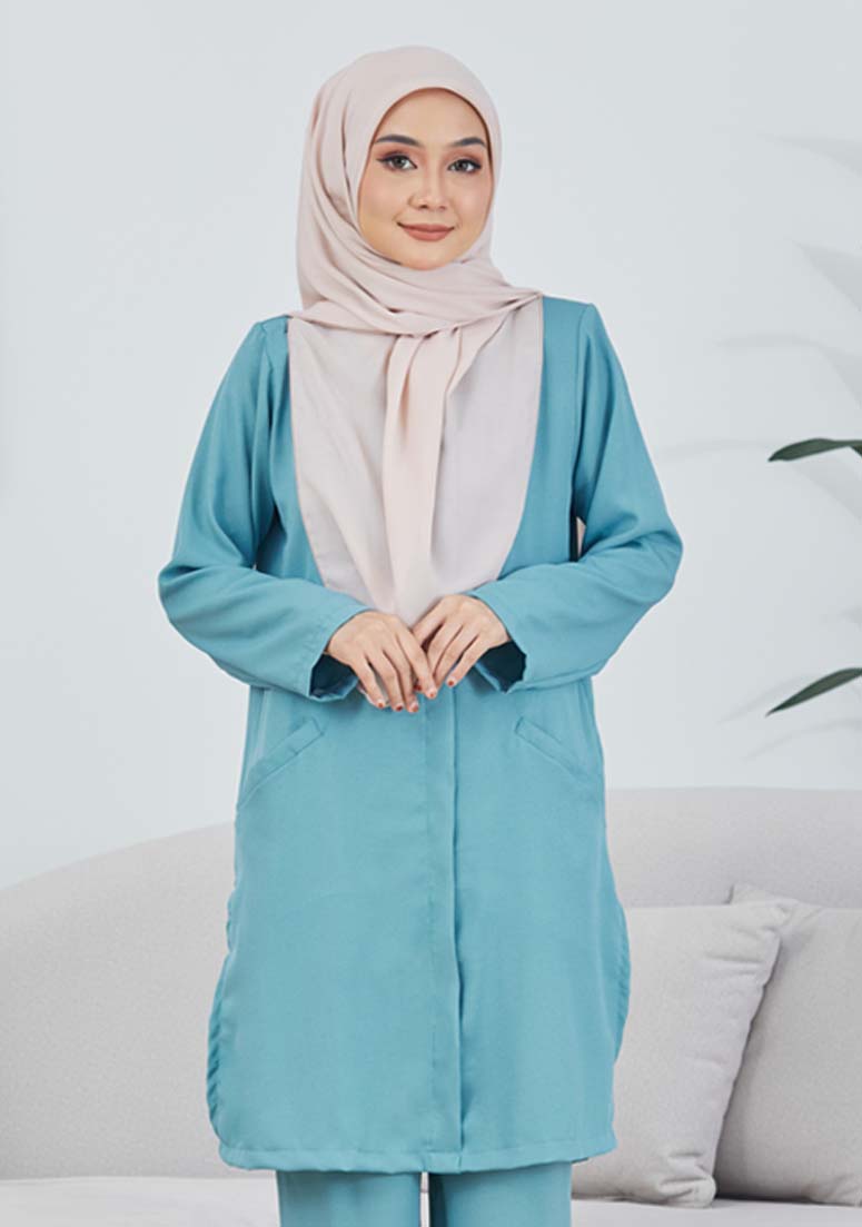 Suit Najwaa - Dusty Blue