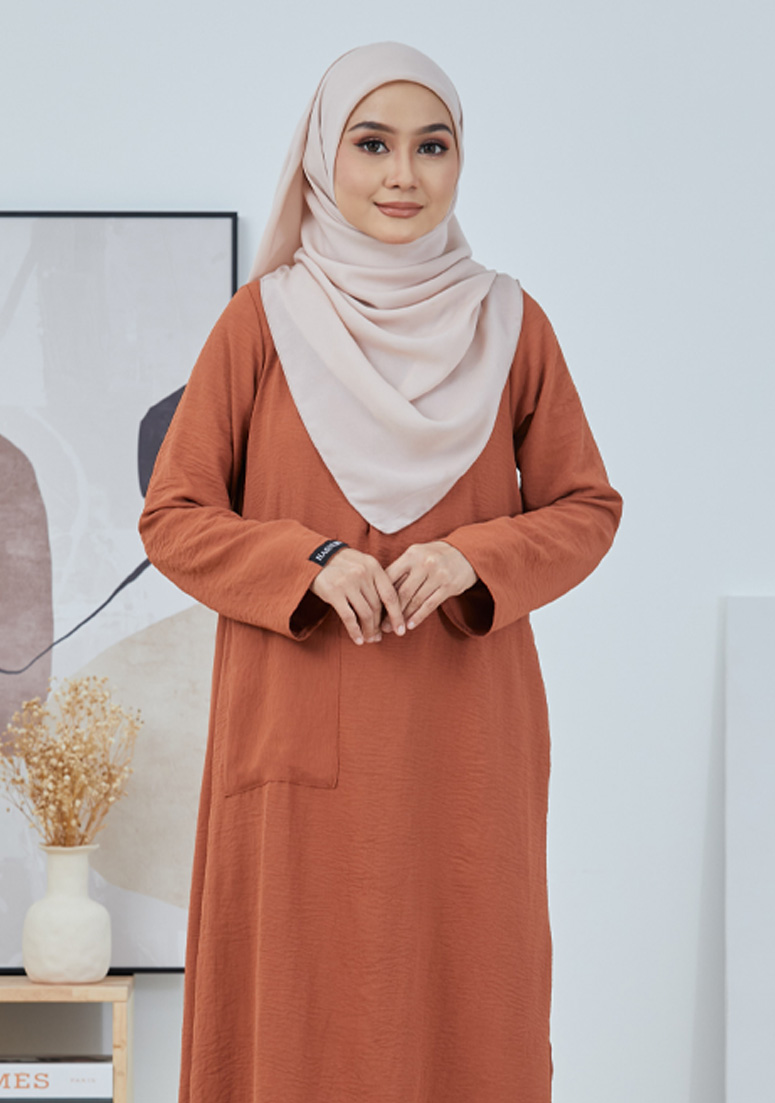 Suit Salwa - Golden Brown